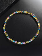 Y2K Color CZ Chain