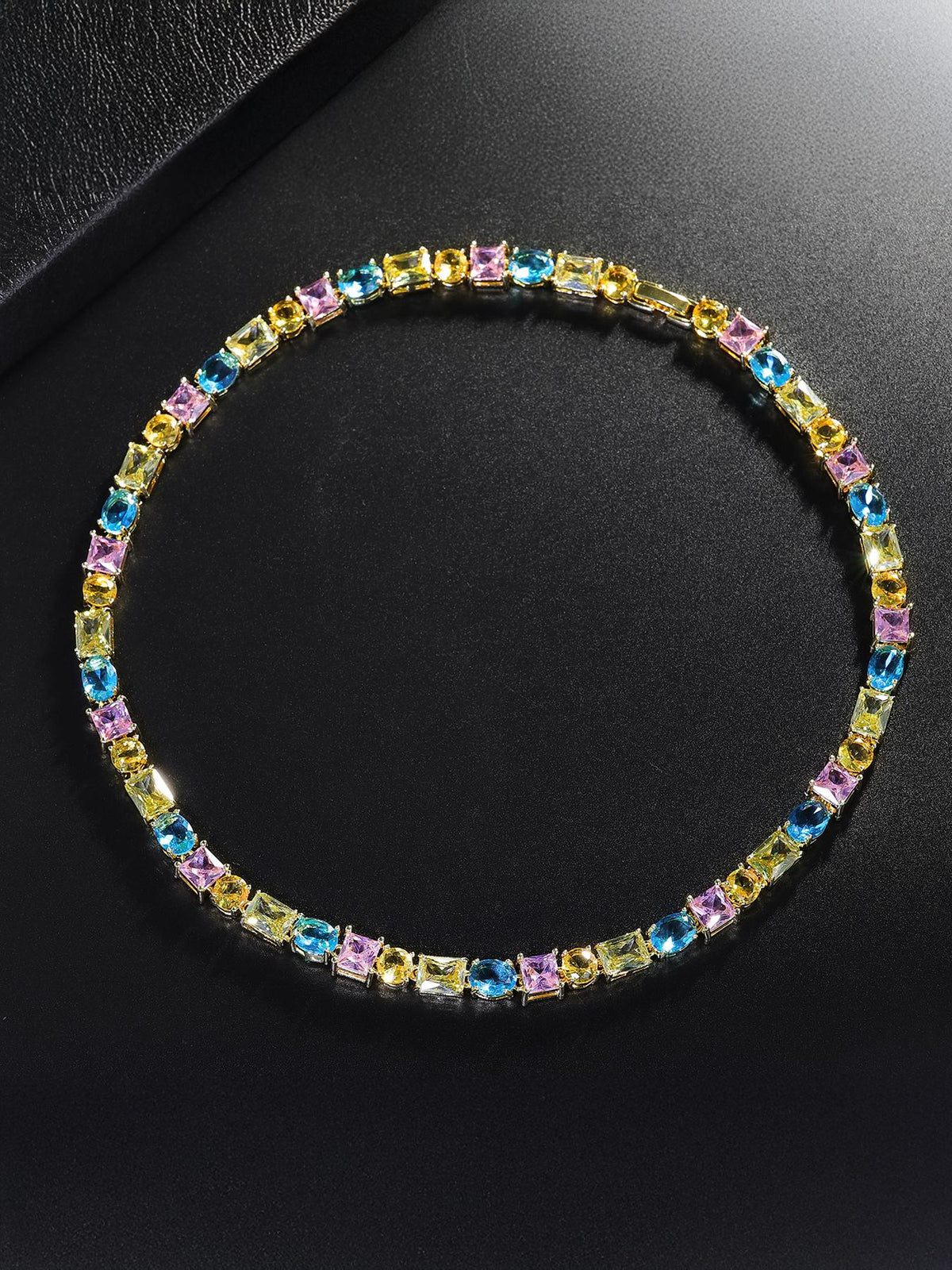 Y2K Color CZ Chain