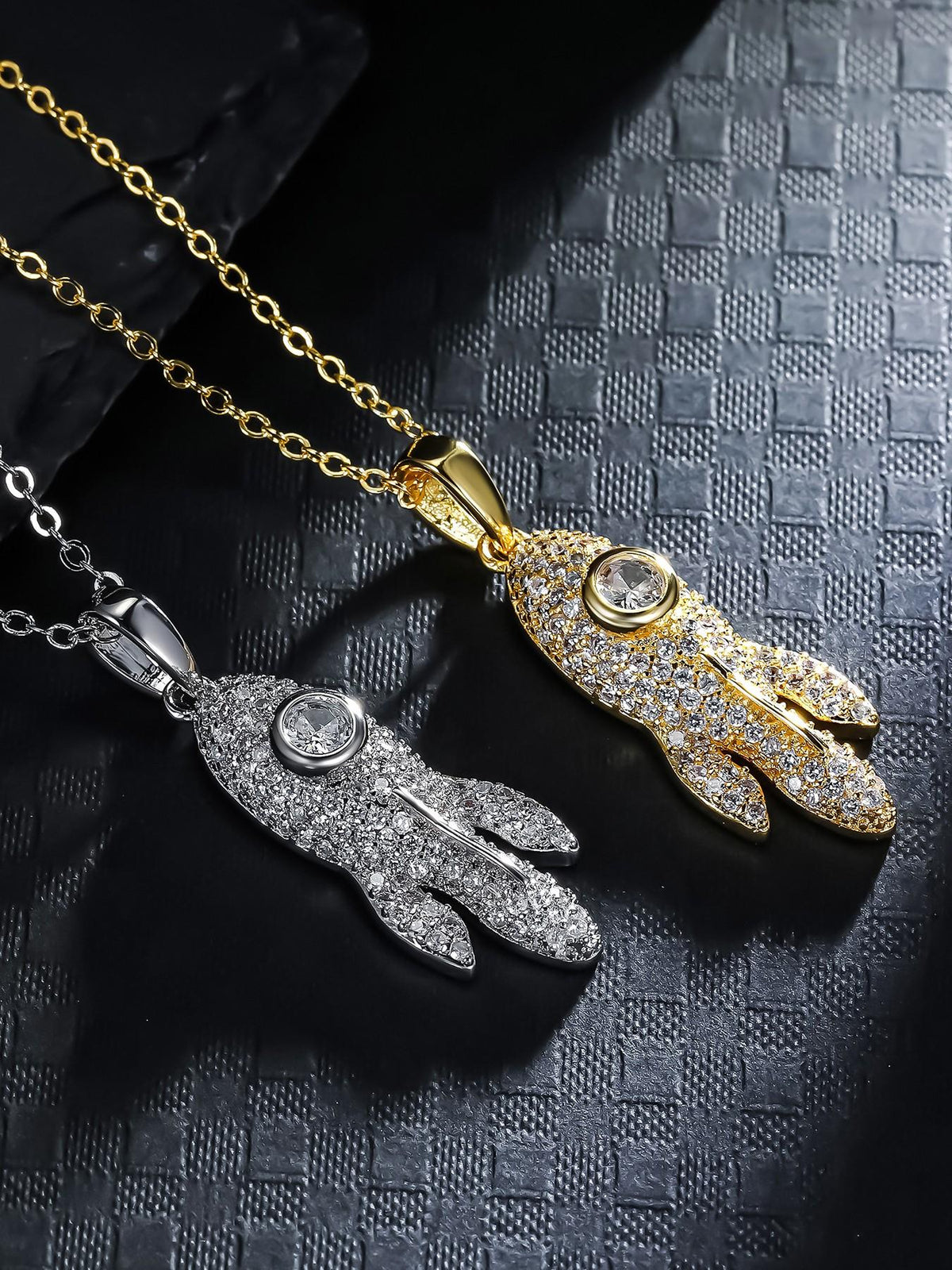 3D Rocket Pendant
