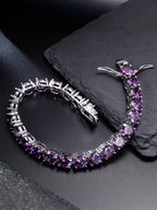 8MM Purple Tennis Bracelet