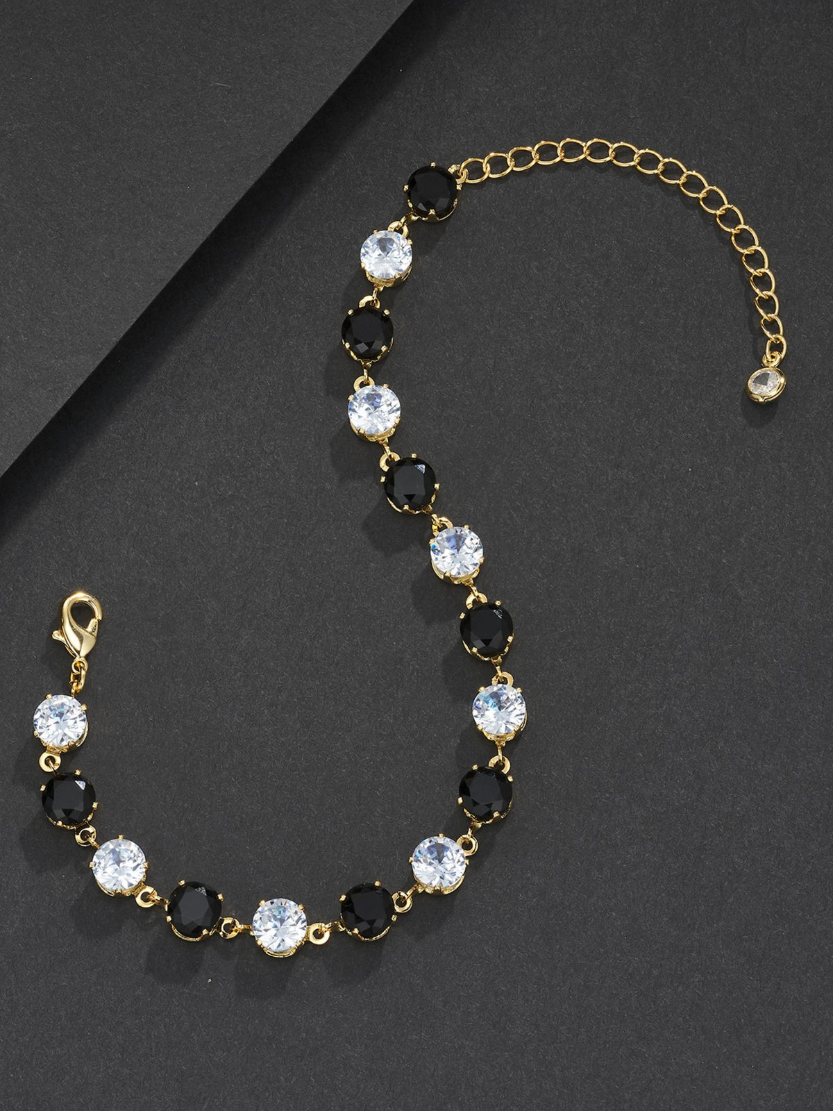 5MM Black Round Tennis Bracelet