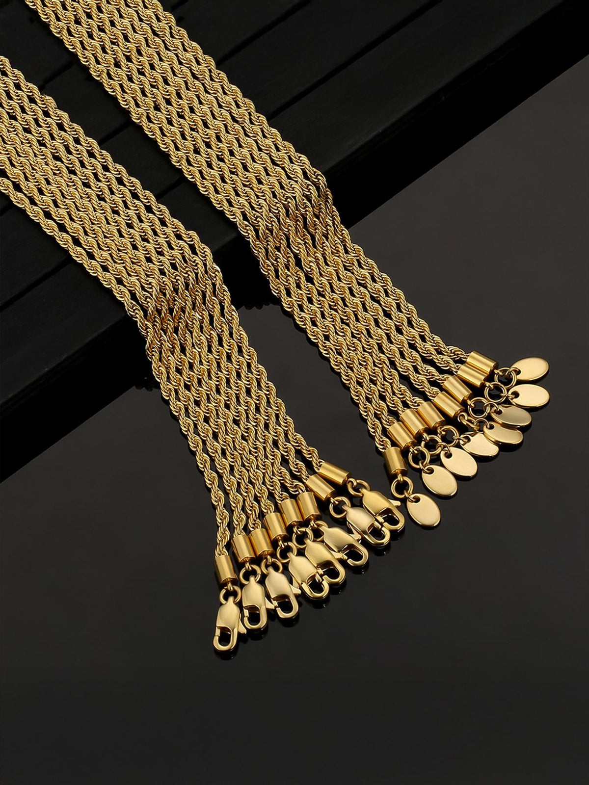 6.5mm Gold Rope Chain