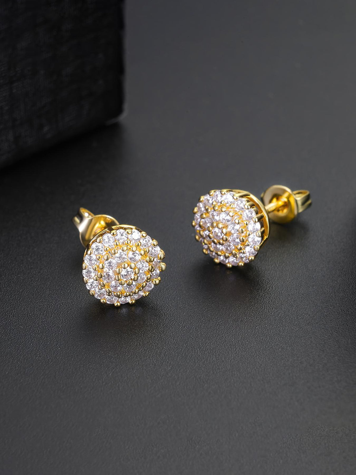 Triple Circle Stud Earrings