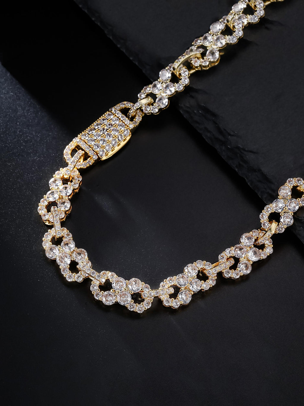 Iced Infinity CZ Cuban Link Necklace