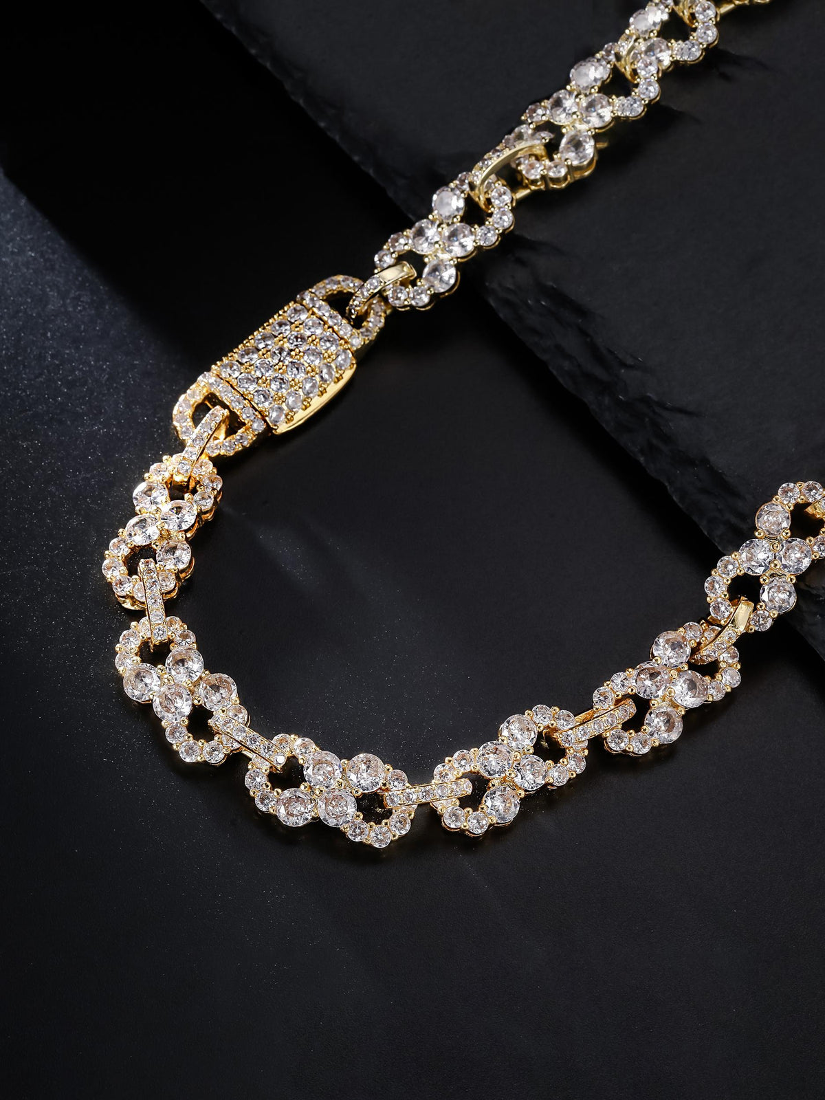 Iced Infinity CZ Cuban Link Necklace