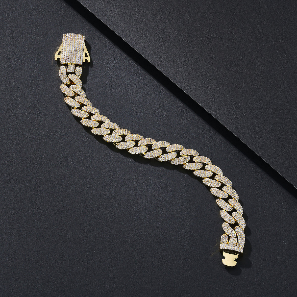 12mm Heavy-Weight Iced Miami Cuban Bracelet
