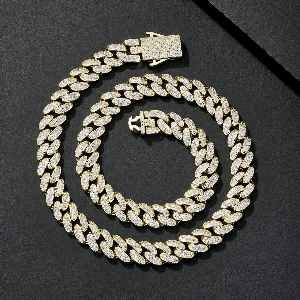 10mm Gloss-Prong Iced Miami Cuban