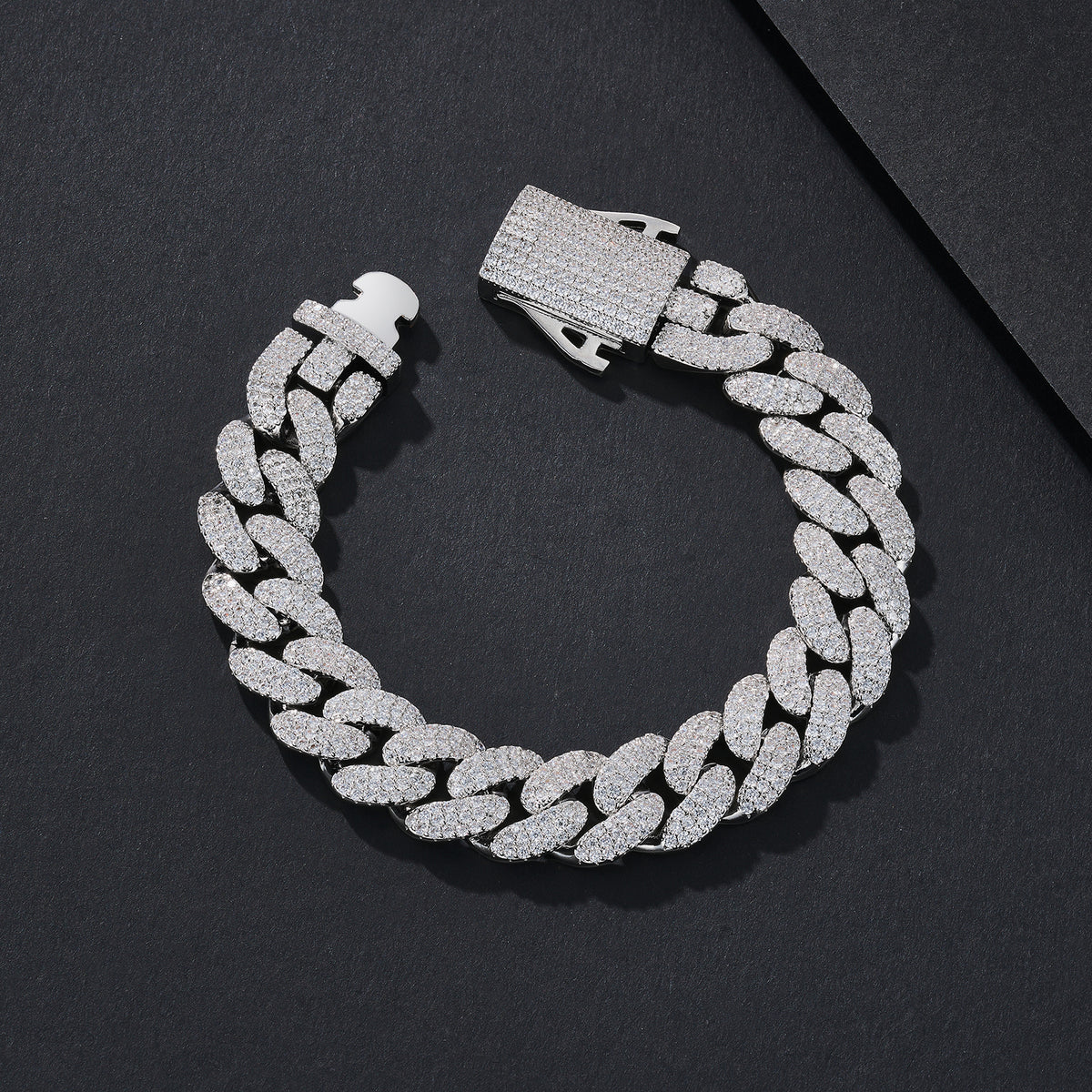 12mm Heavy-Weight Iced Miami Cuban Bracelet
