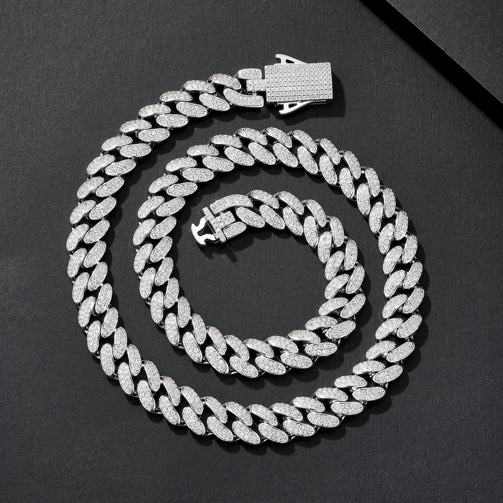 10mm Gloss-Prong Iced Miami Cuban