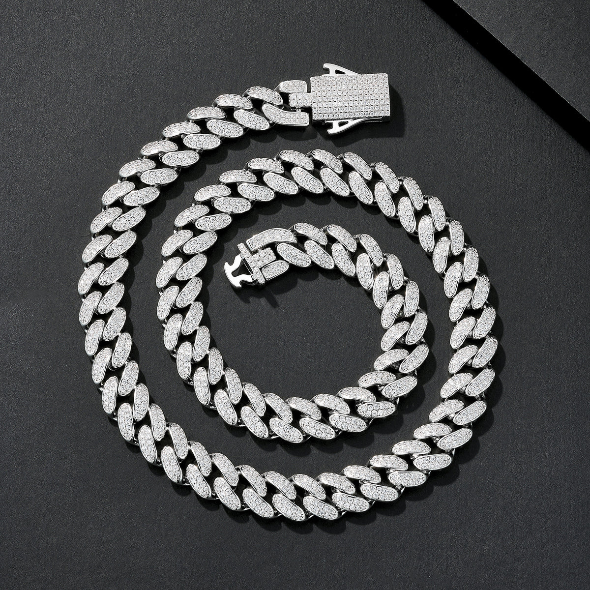 10mm Gloss-Prong Iced Miami Cuban