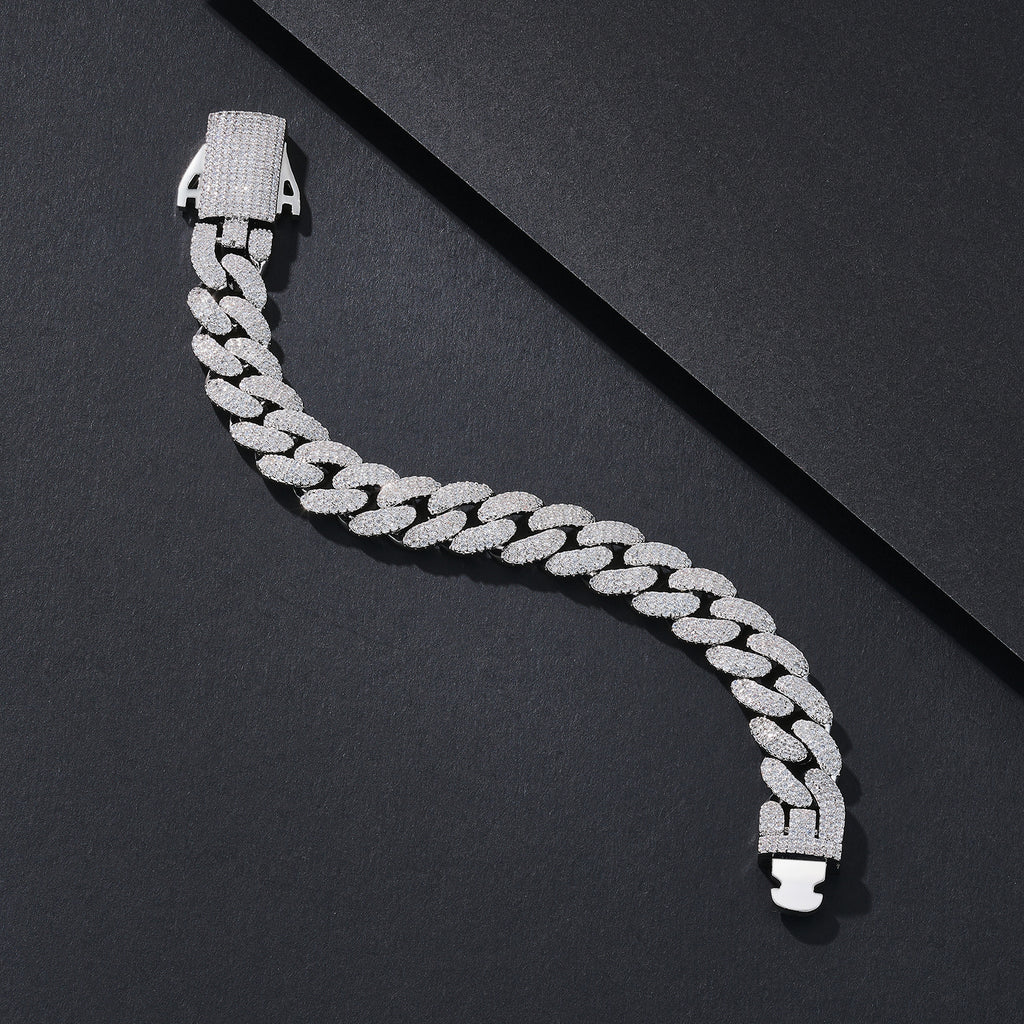 12mm Heavy-Weight Iced Miami Cuban Bracelet