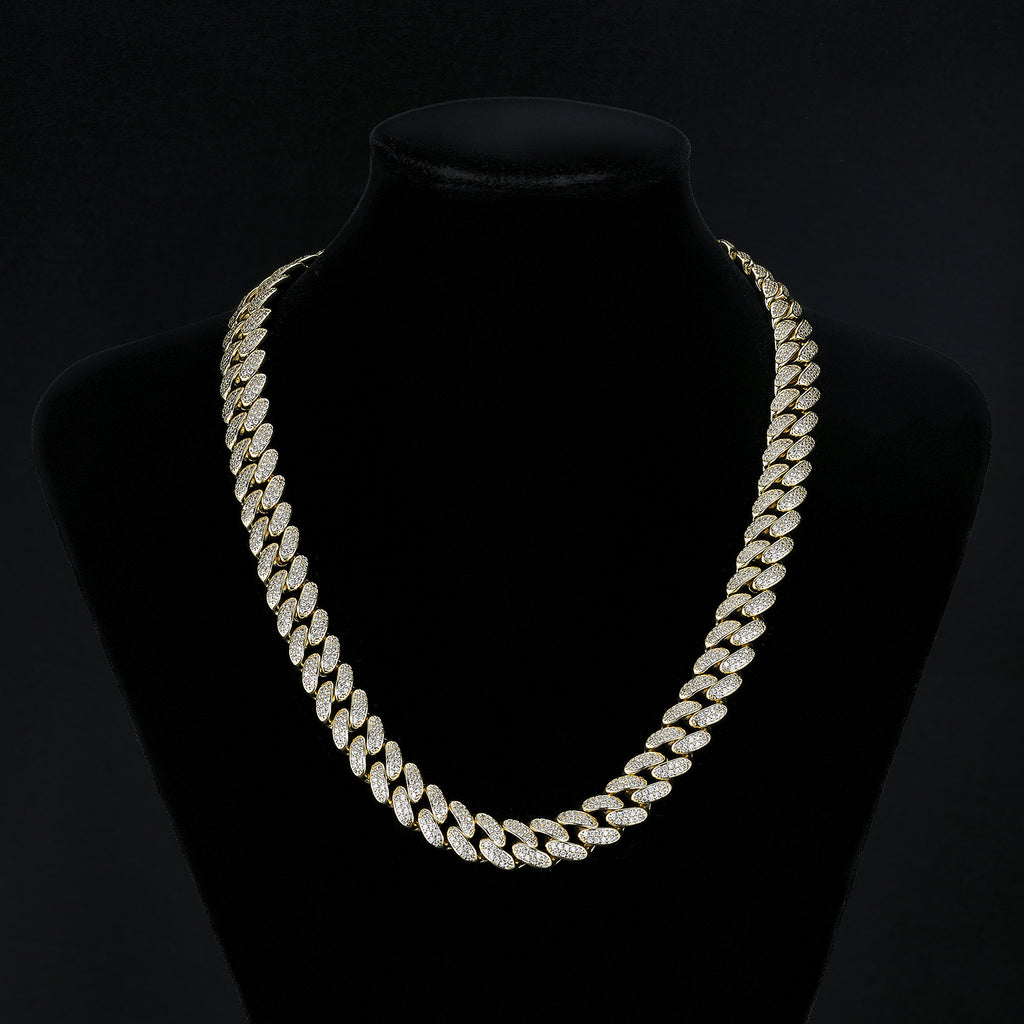 10mm Gloss-Prong Iced Miami Cuban