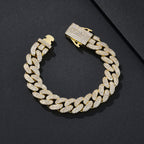 12mm Heavy-Weight Iced Miami Cuban Bracelet