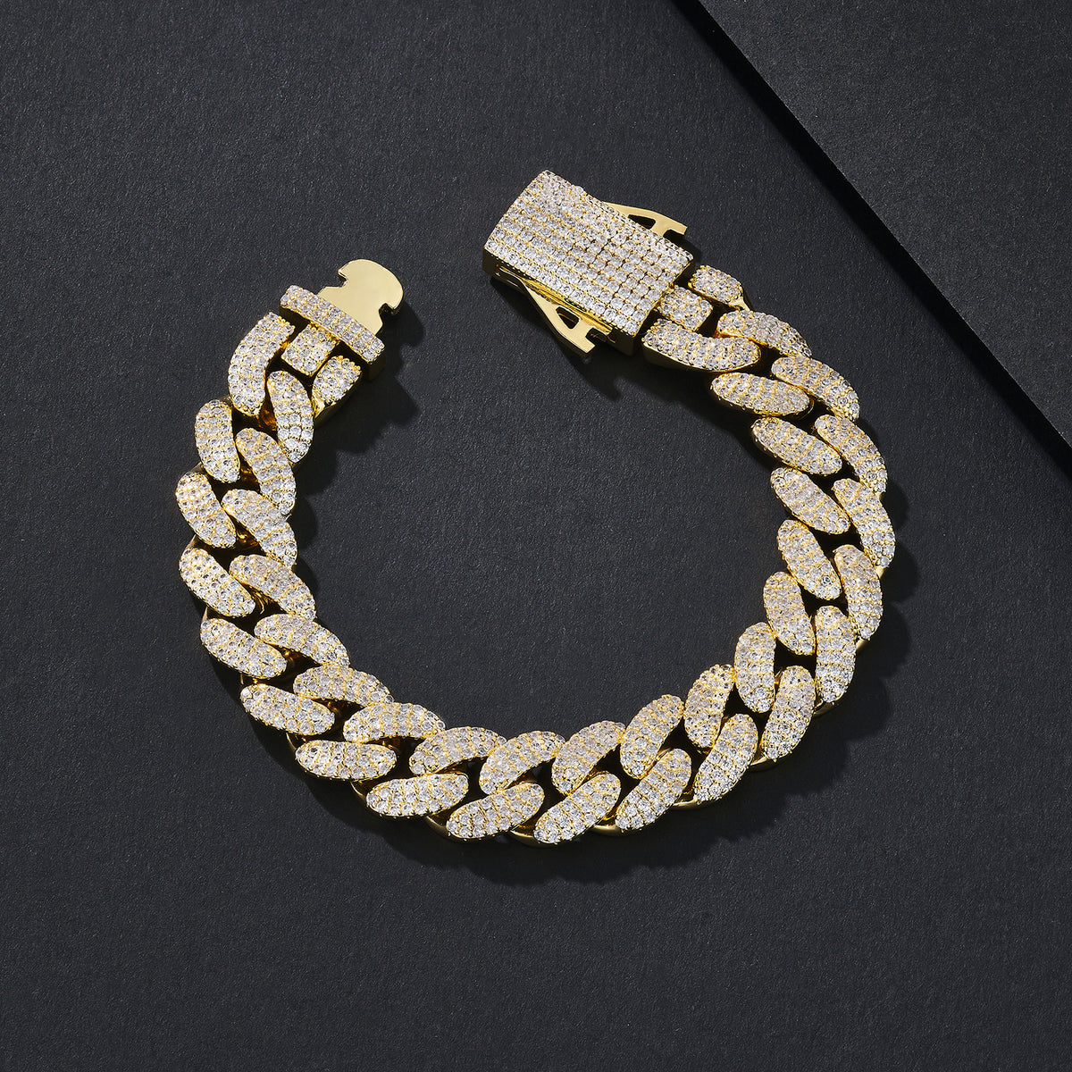 12mm Heavy-Weight Iced Miami Cuban Bracelet
