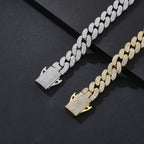 12mm Heavy-Weight Iced Miami Cuban Bracelet