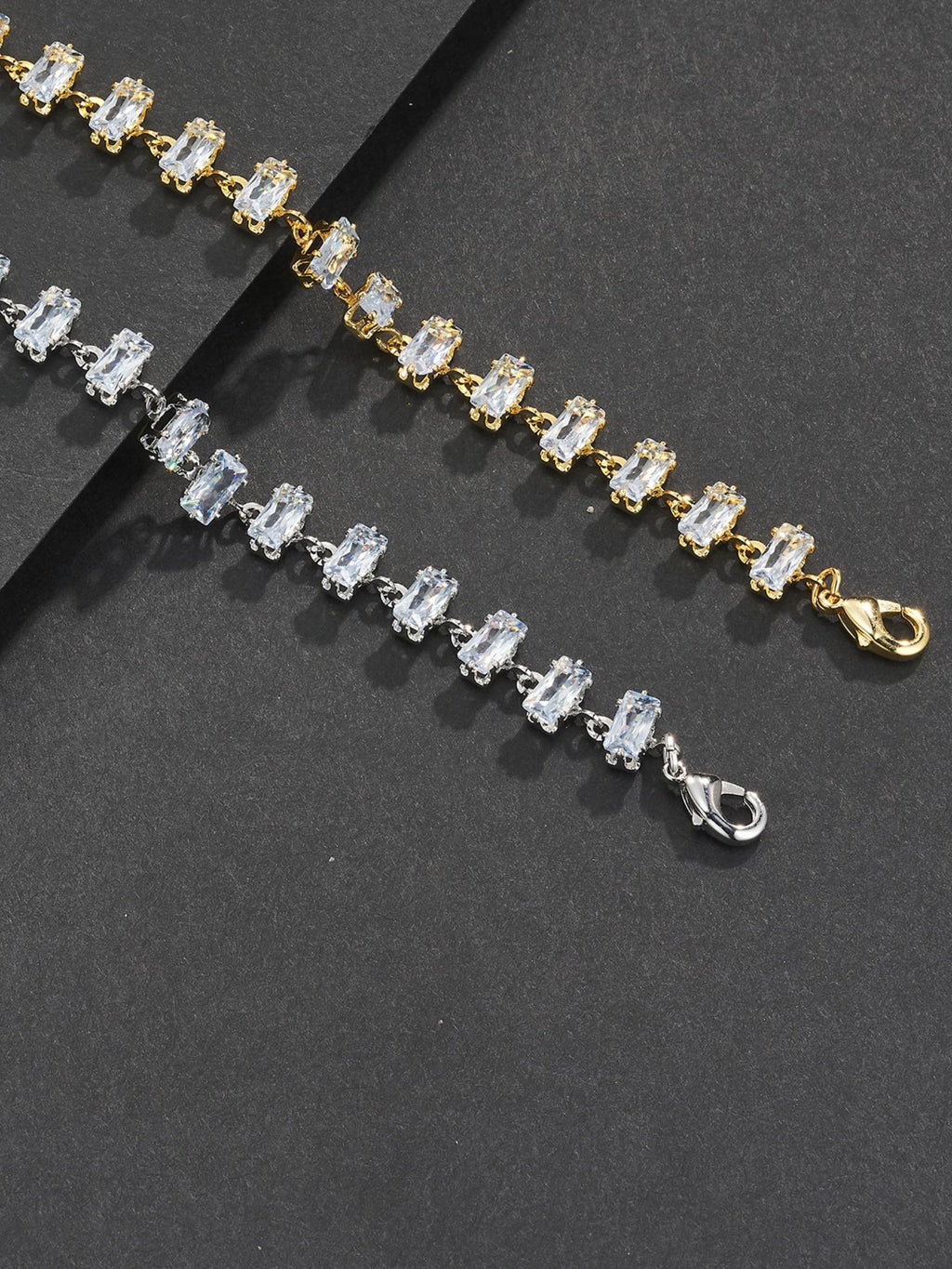 7mm Cube CZ Bracelet