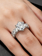Prong Ice Crown Ring