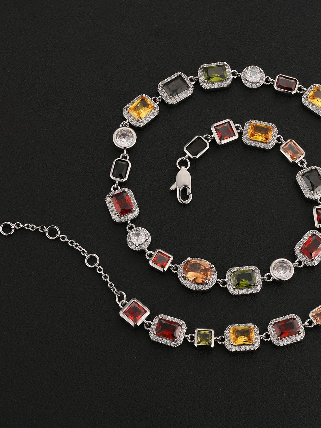 10mm Color Gem CZ Chain