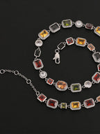 10mm Color Gem CZ Chain