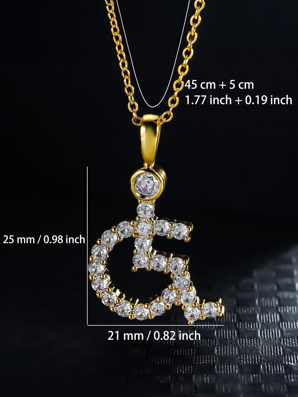 3D Wheelchair Figure Pendant