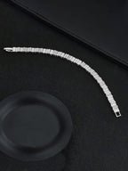 Minimal Cube CZ Bracelet
