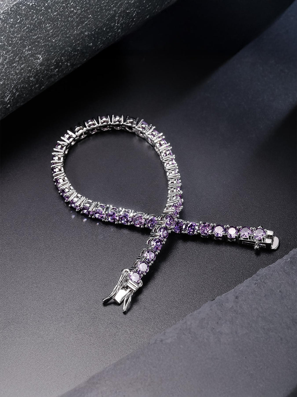 4MM Purple Tennis Bracelet