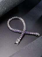4MM Purple Tennis Bracelet