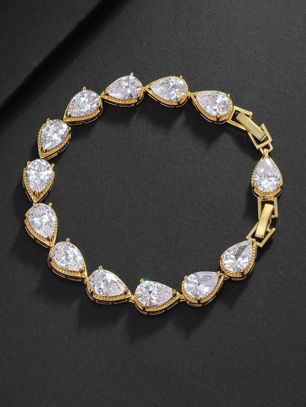 Teardrop CZ Bracelet