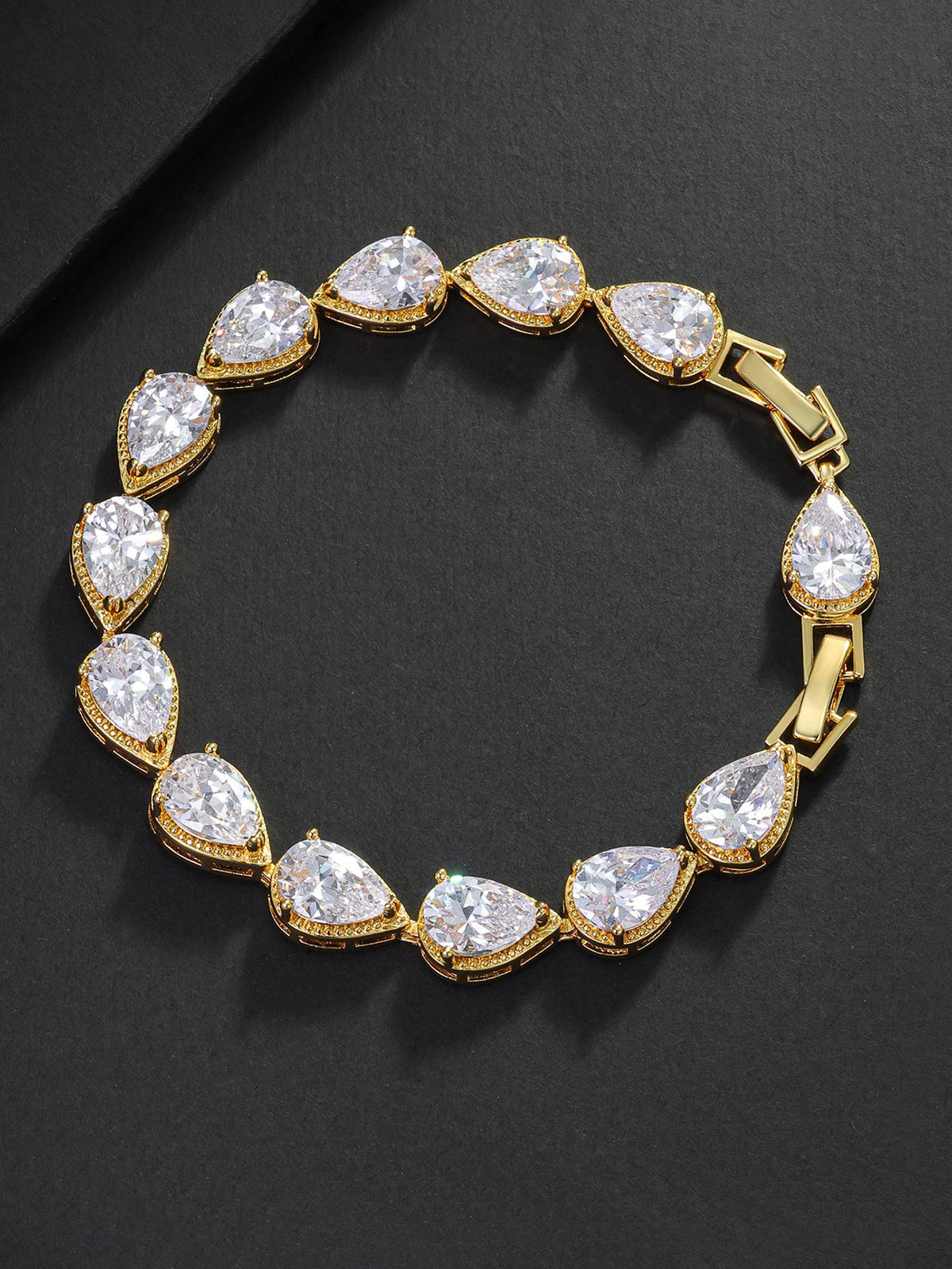 Teardrop CZ Bracelet