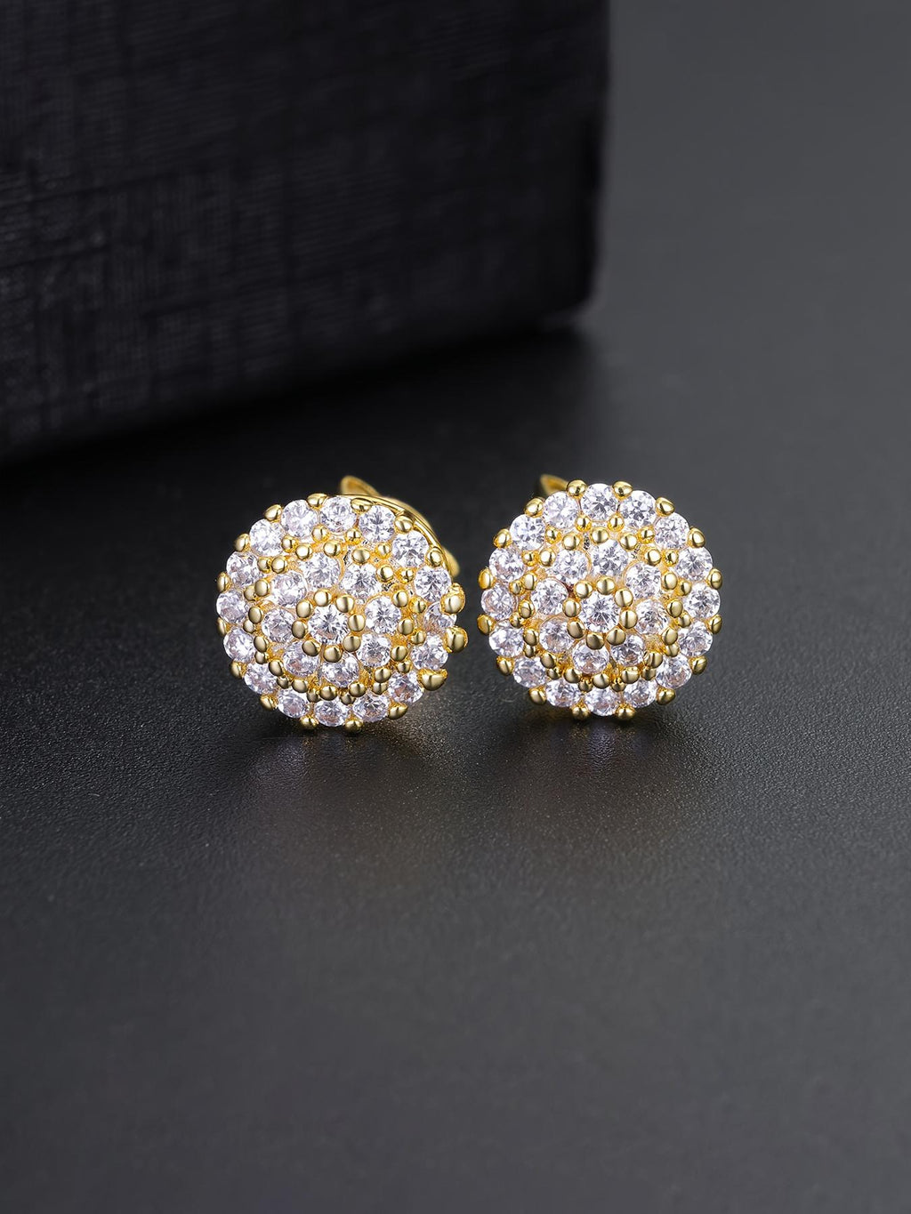 Triple Circle Stud Earrings
