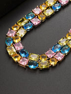 Y2K Color CZ Chain