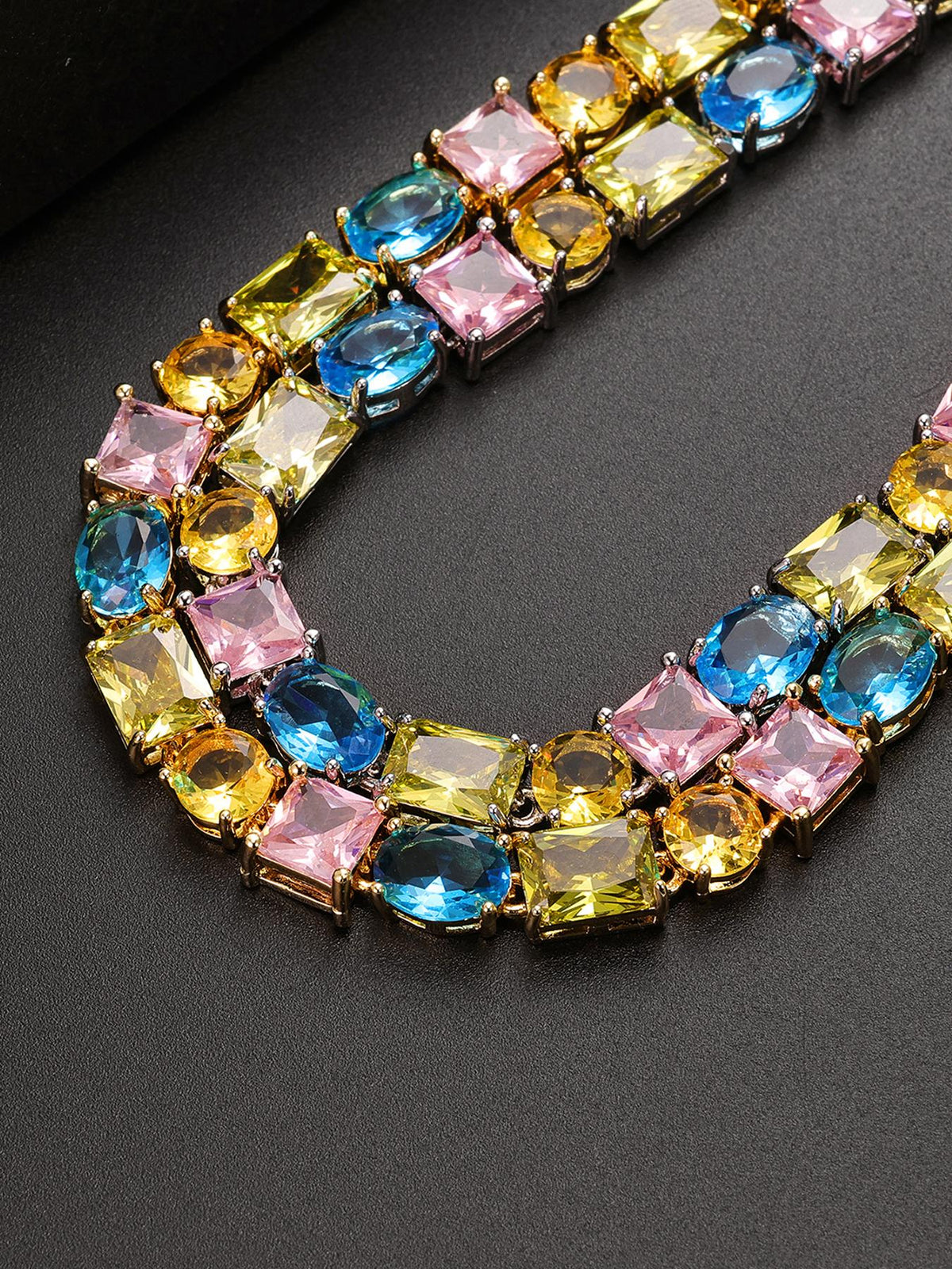 Y2K Color CZ Chain