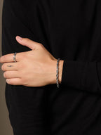 6mm Twisted Rope Chain Bracelet