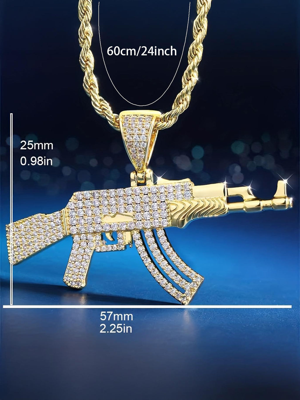 3D AK47 Pendant