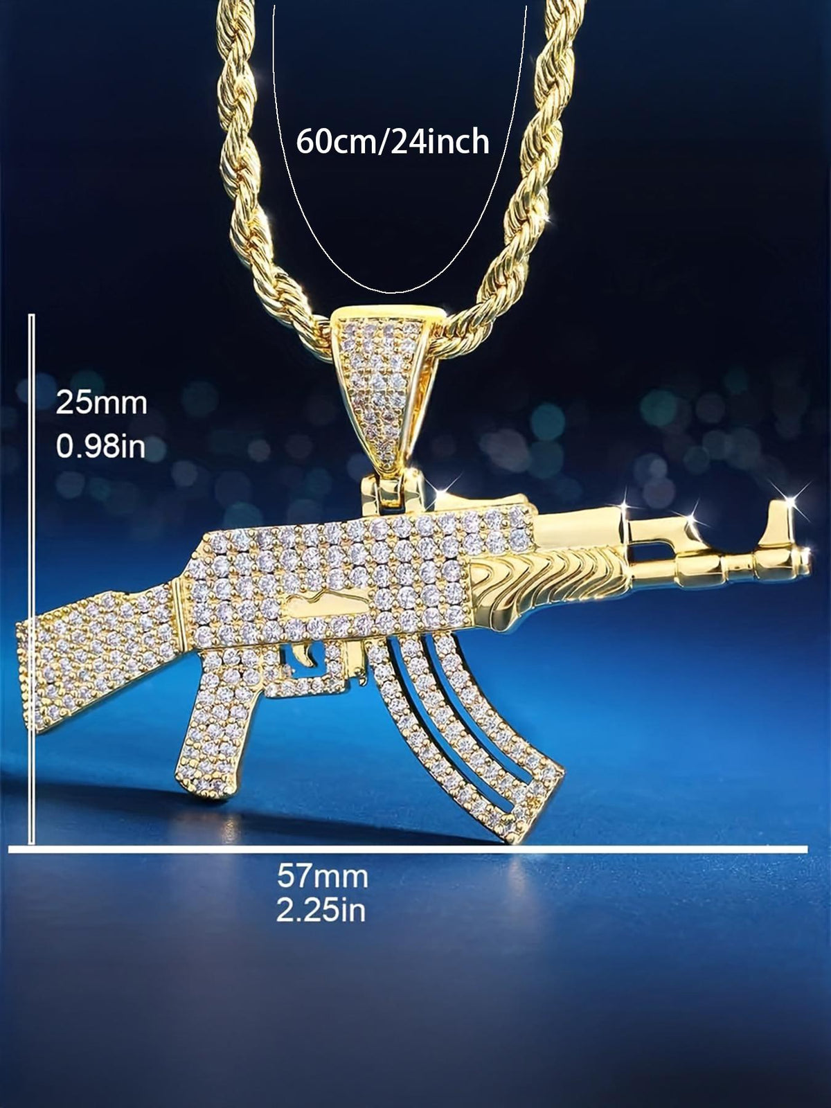 3D AK47 Pendant