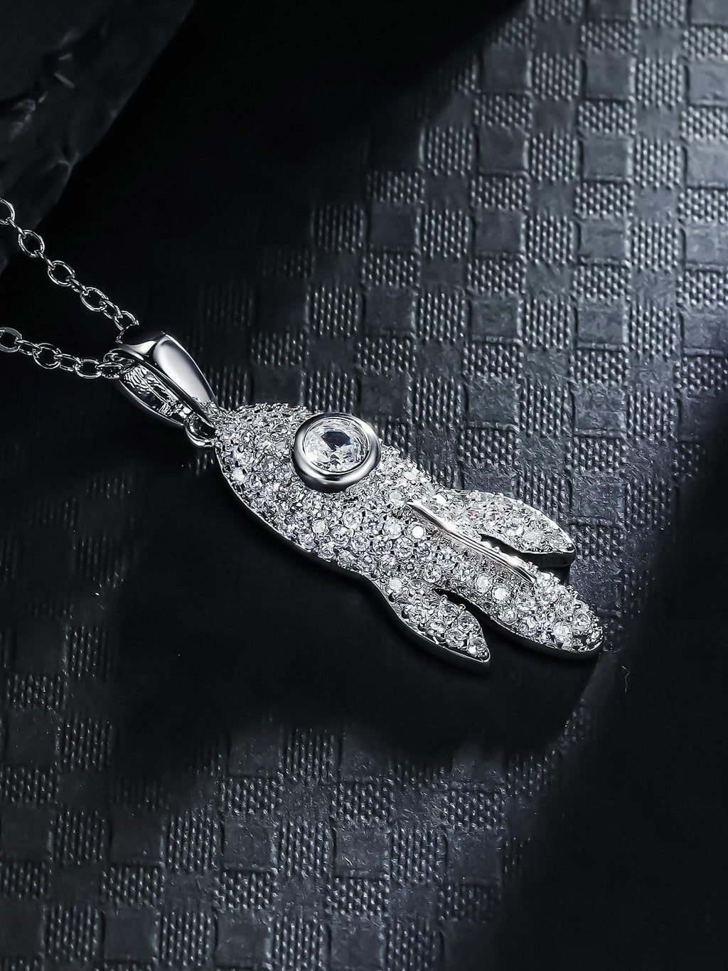 3D Rocket Pendant