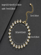 7mm Cube CZ Bracelet
