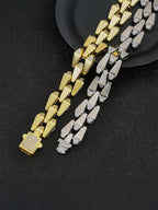 Drip Link CZ Bracelet