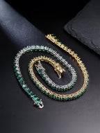 4MM Green Tennis Bracelet