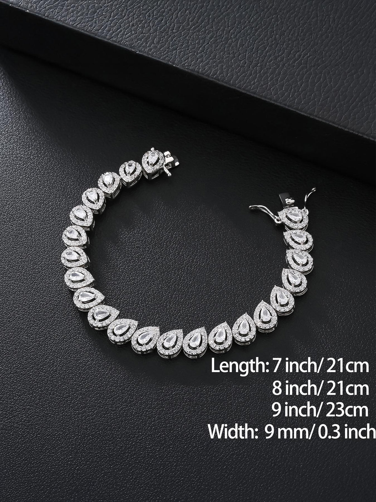 Bling Teardrop CZ Bracelet