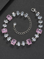 Pink Baguette Bracelet
