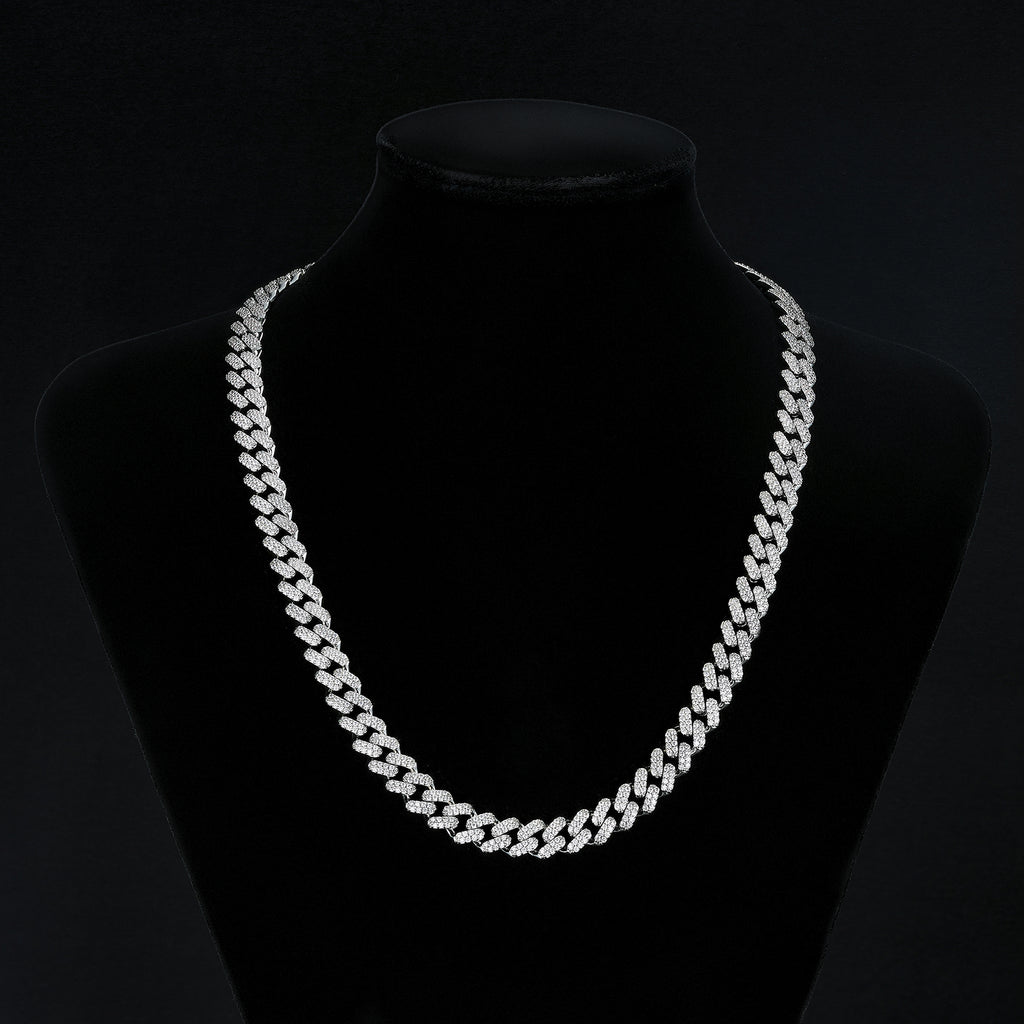 8.5mm Hex-Prong Iced Miami Cuban