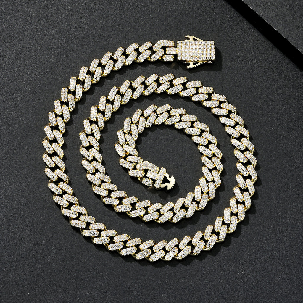 8.5mm Hex-Prong Iced Miami Cuban