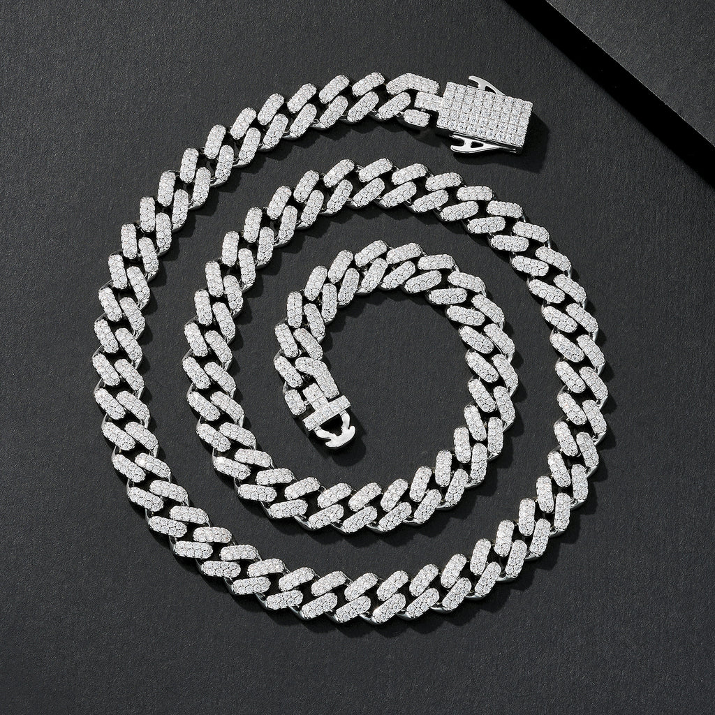 8.5mm Hex-Prong Iced Miami Cuban