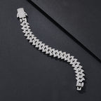 15mm Slim Bling Iced Miami Cuban Bracelet