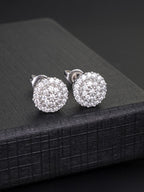 Triple Circle Stud Earrings