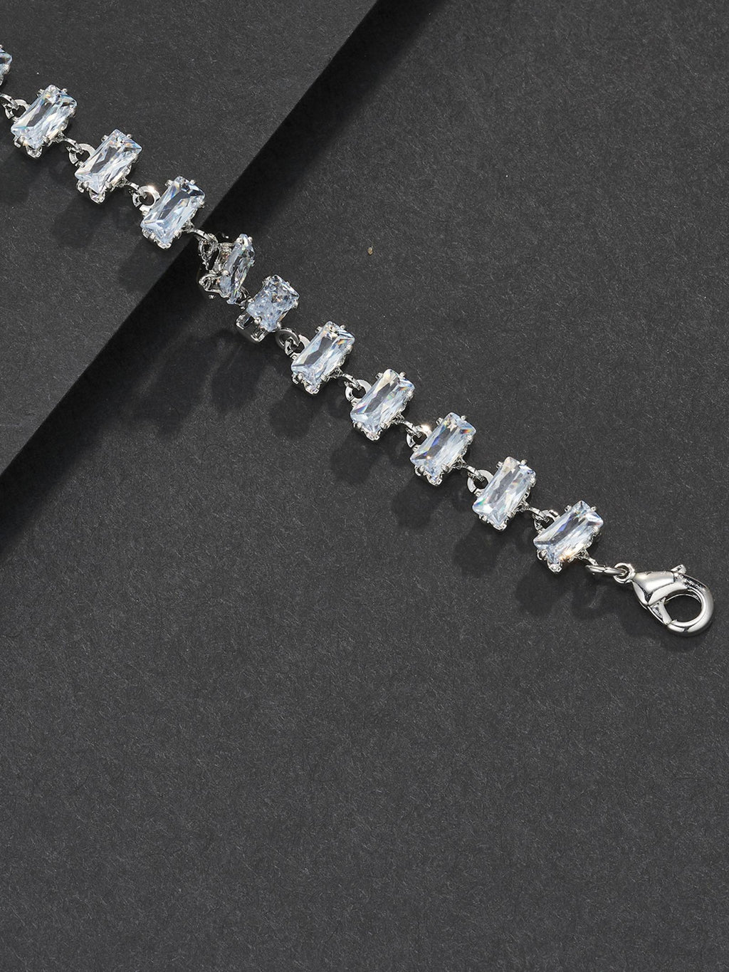7mm Cube CZ Bracelet
