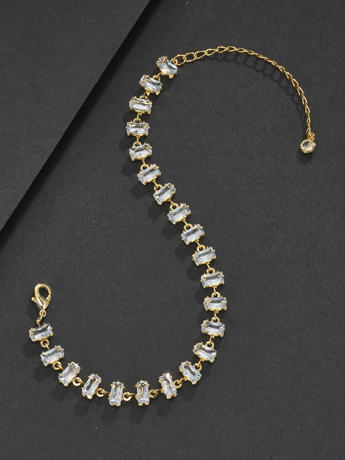 7mm Cube CZ Bracelet