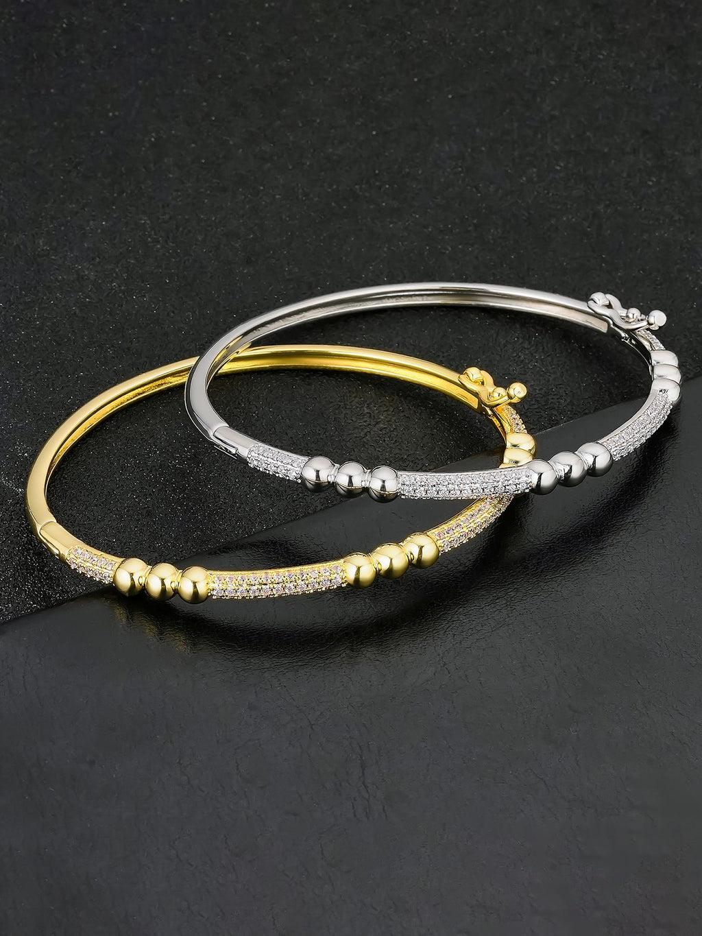 Iced Heart Tennis Bracelet