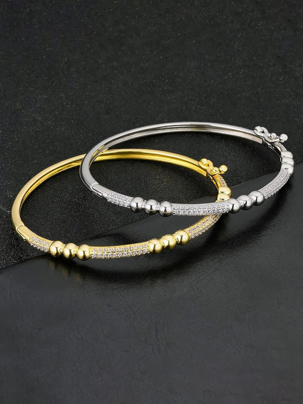 Iced Heart Tennis Bracelet